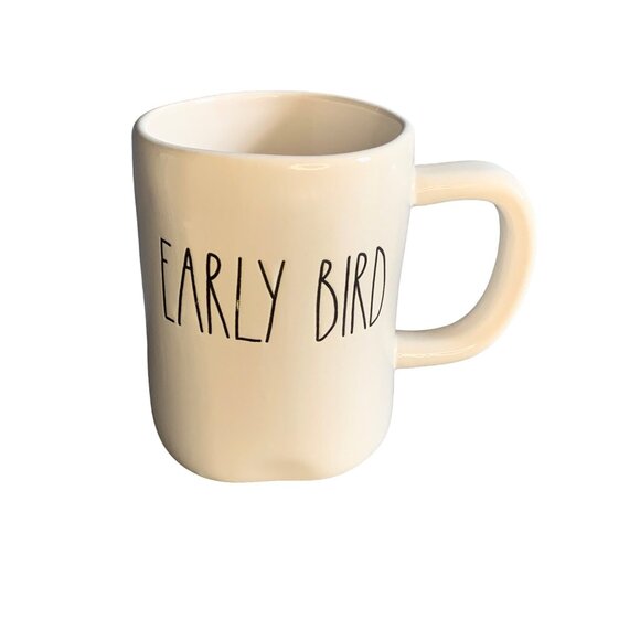 Rae Dunn Other - Rae Dunn Early Bird Coffee Tea 16oz White Mug - New